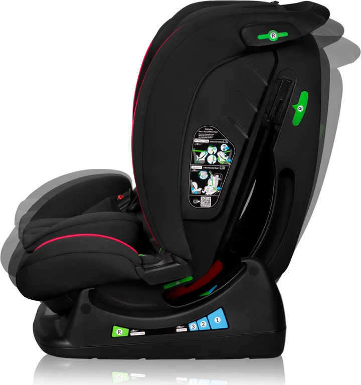 Автокрісло Lionelo Aart i-Size BLACK CARBON RED